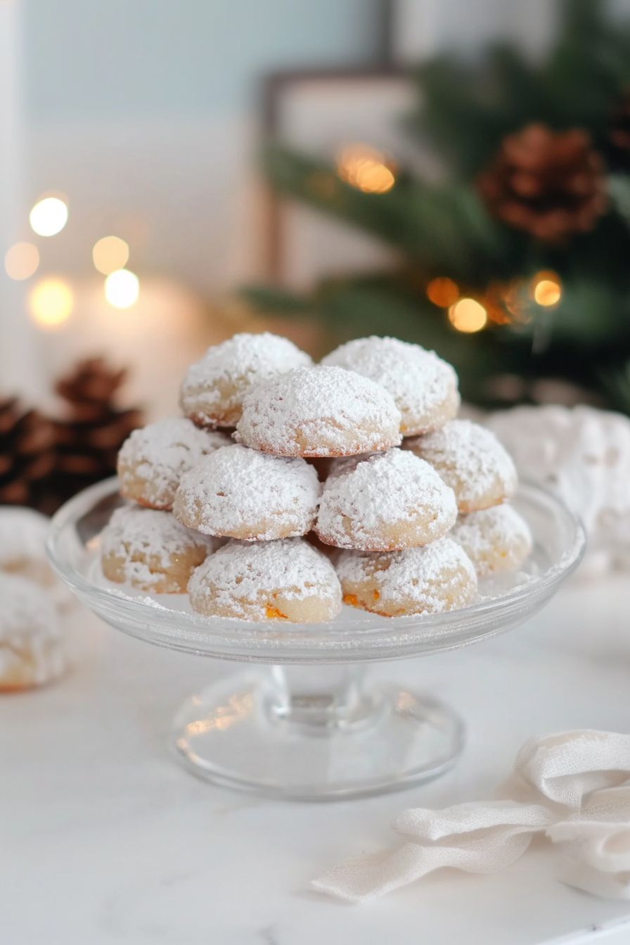 christmas cookies with orange zest