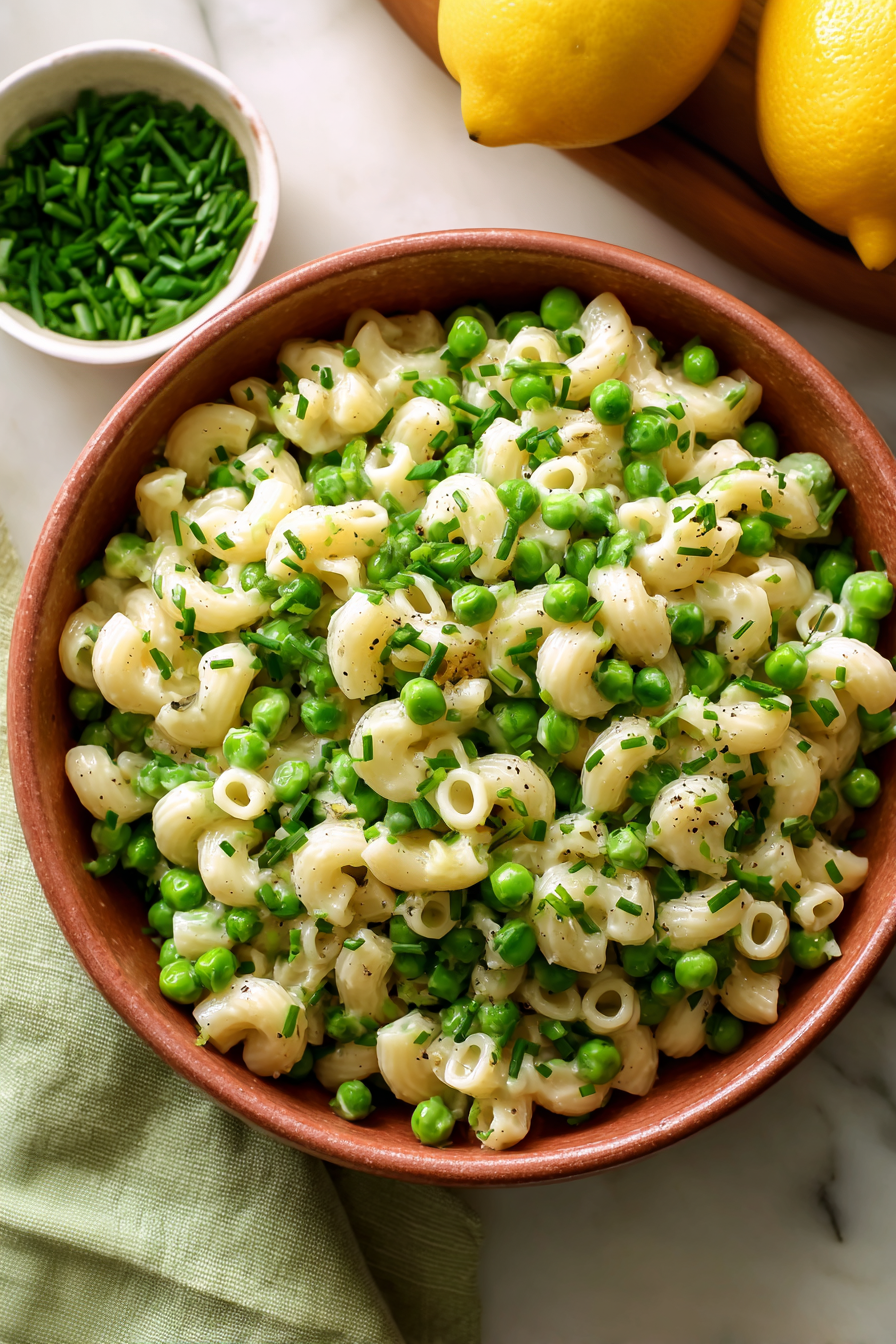 pea pasta salad