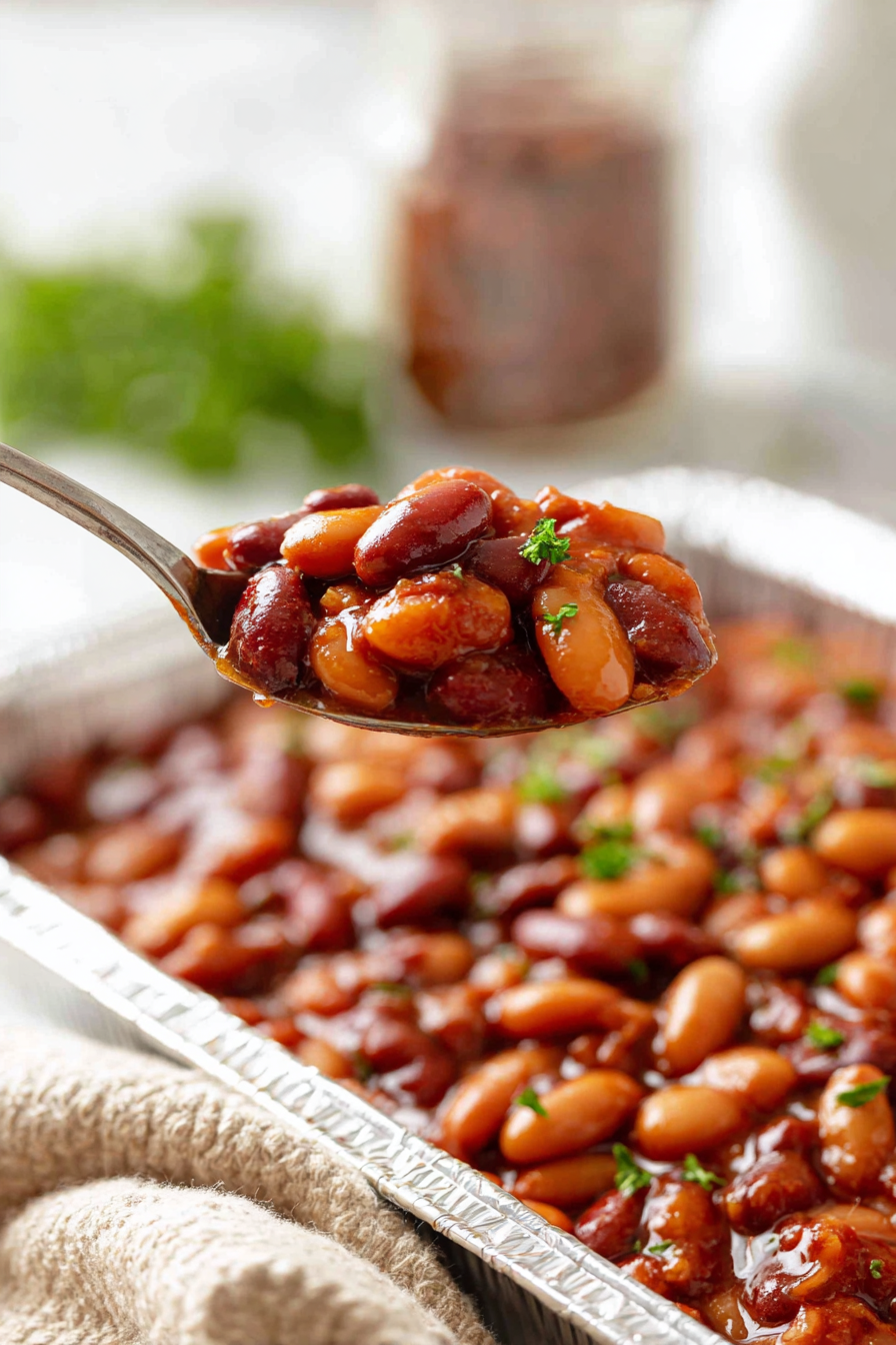baked beans on the grill