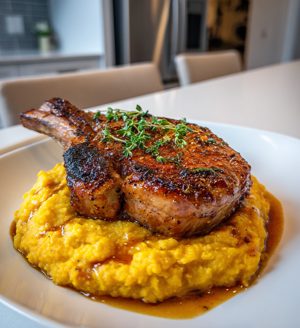 Jerk Pork with Sweet Potato Mash - detail 1