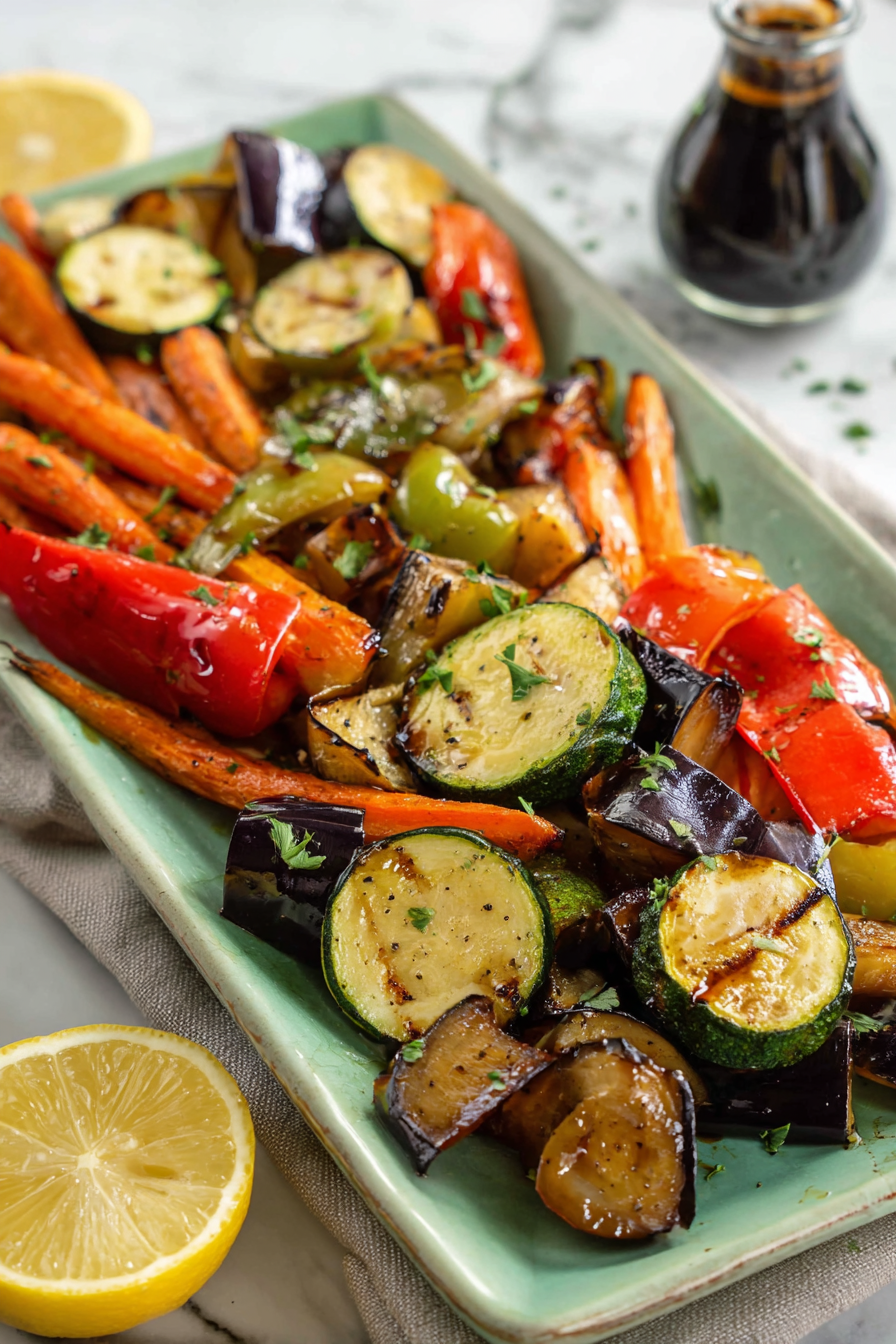 low FODMAP grilled vegetables