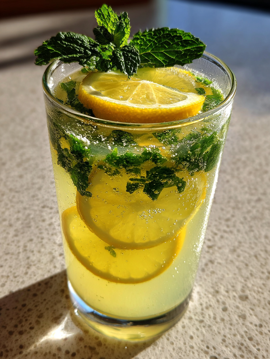 Limonade met Citroen en Munt
