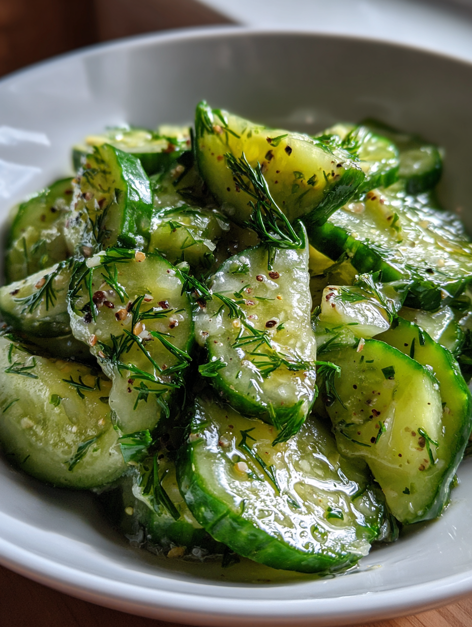 Komkommersalade met Dille