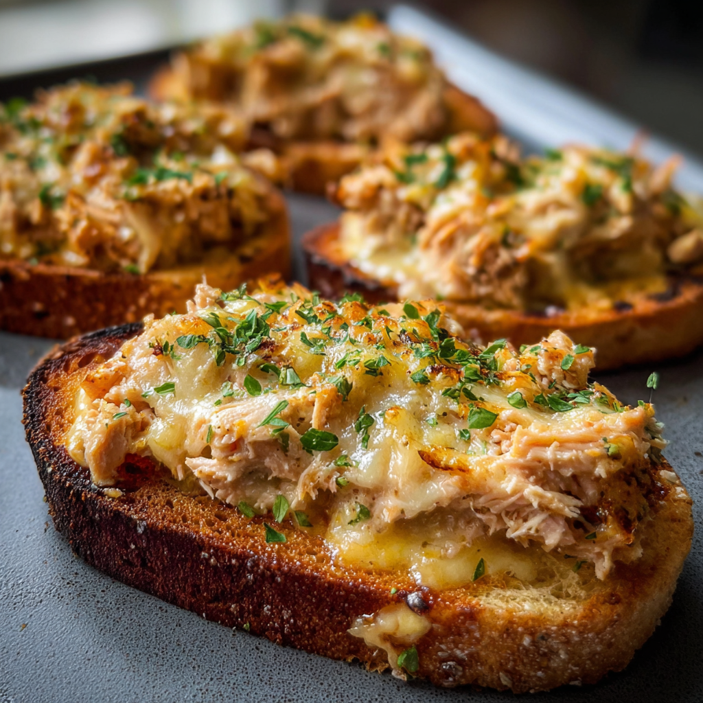 Quick & Tasty 15-Minute Tuna Melt Toasts