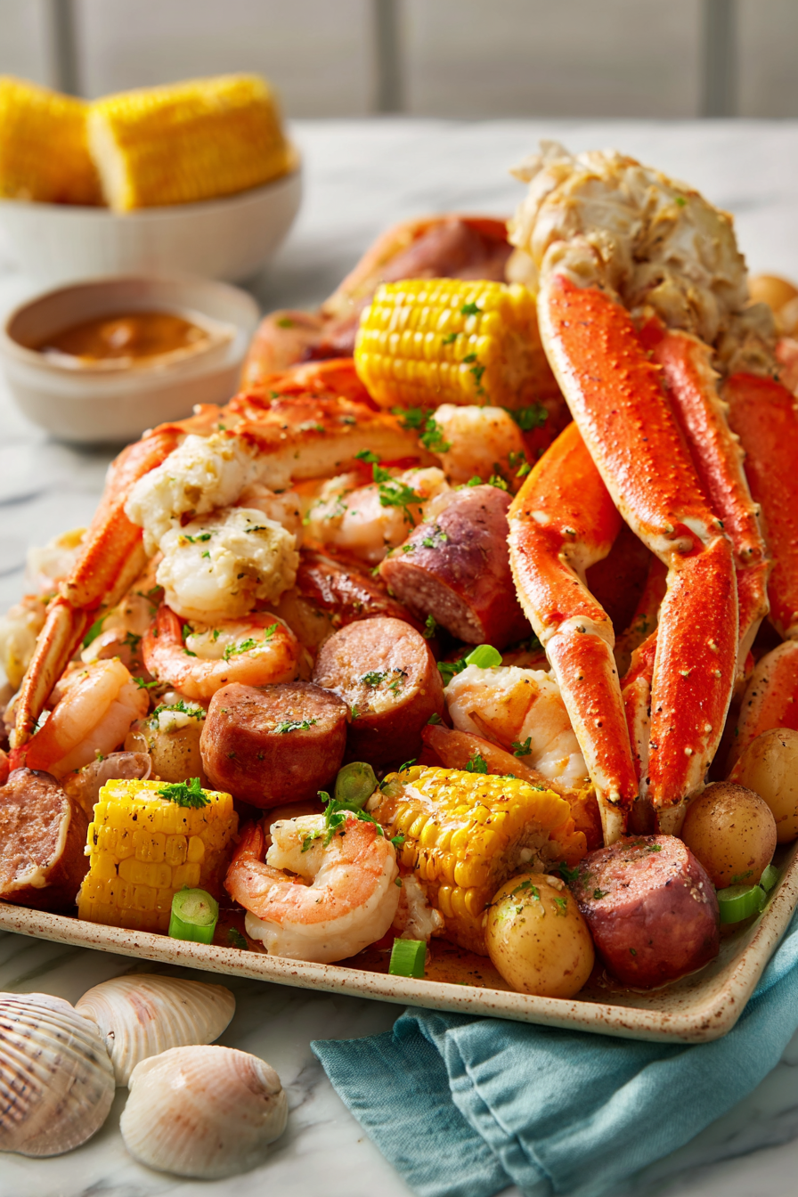 king crab and shrimp boil