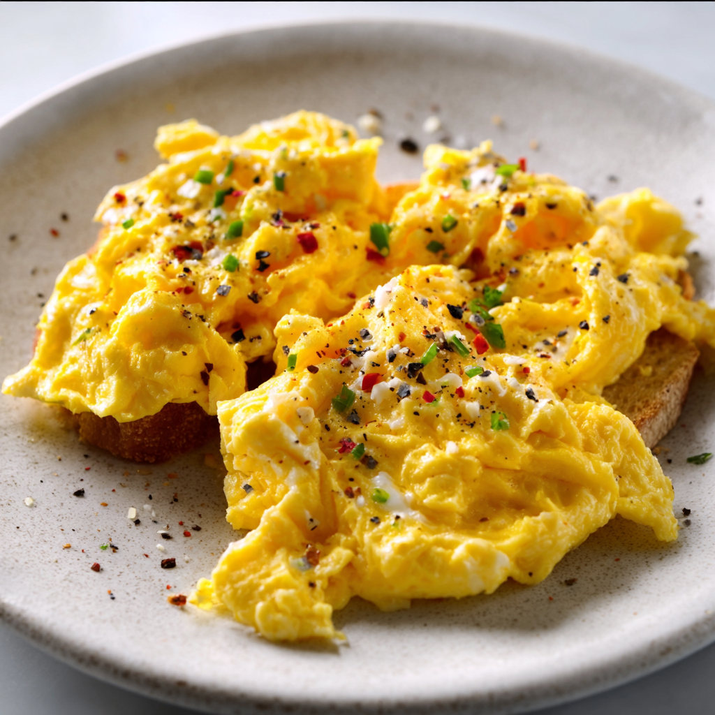 Whisking eggs in a small bowl until uniform and frothy