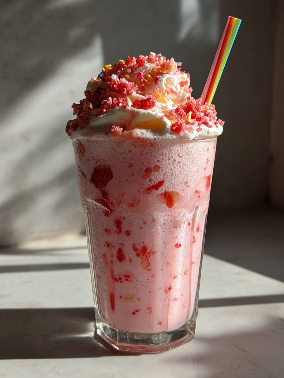 Aardbeien Milkshake