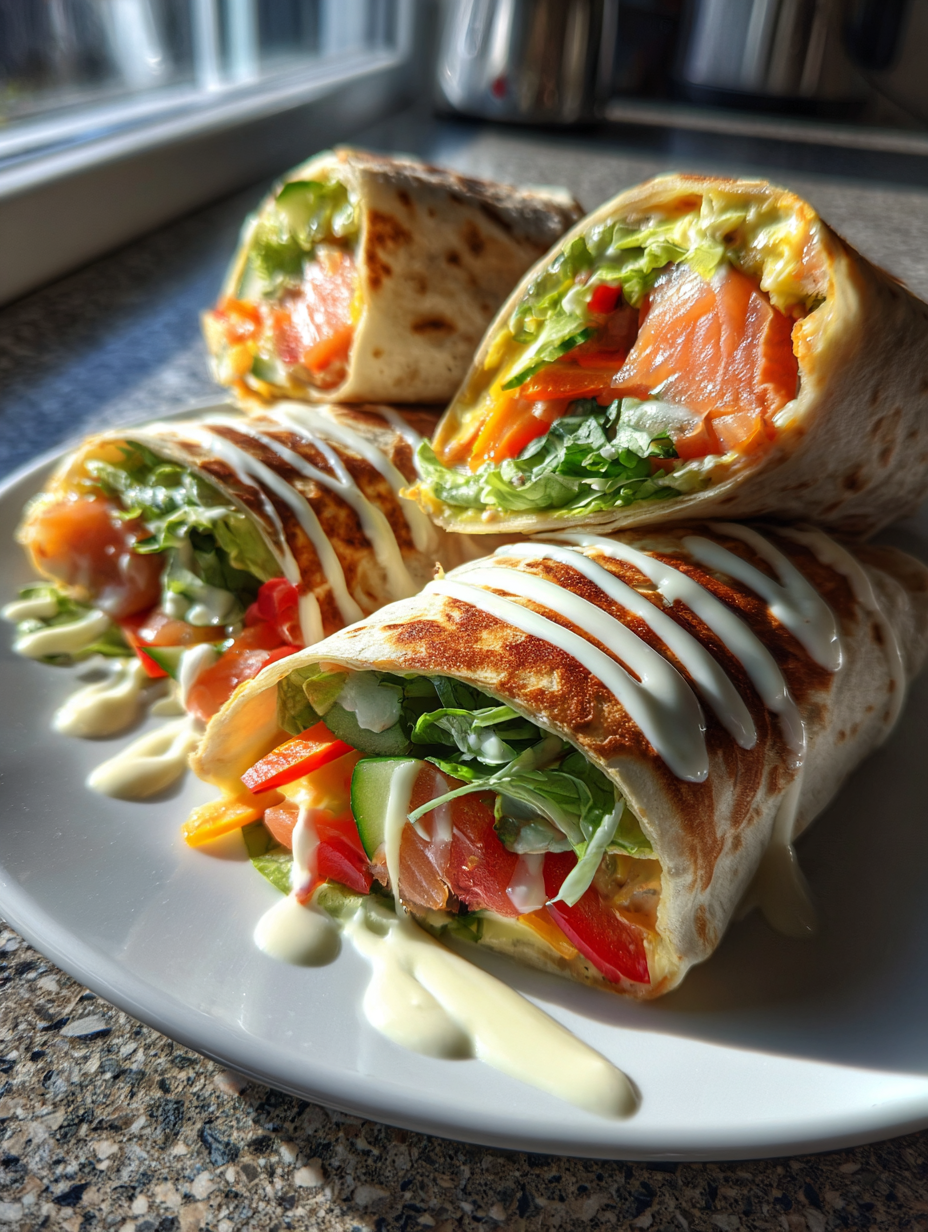 Wraps met Gerookte Zalm