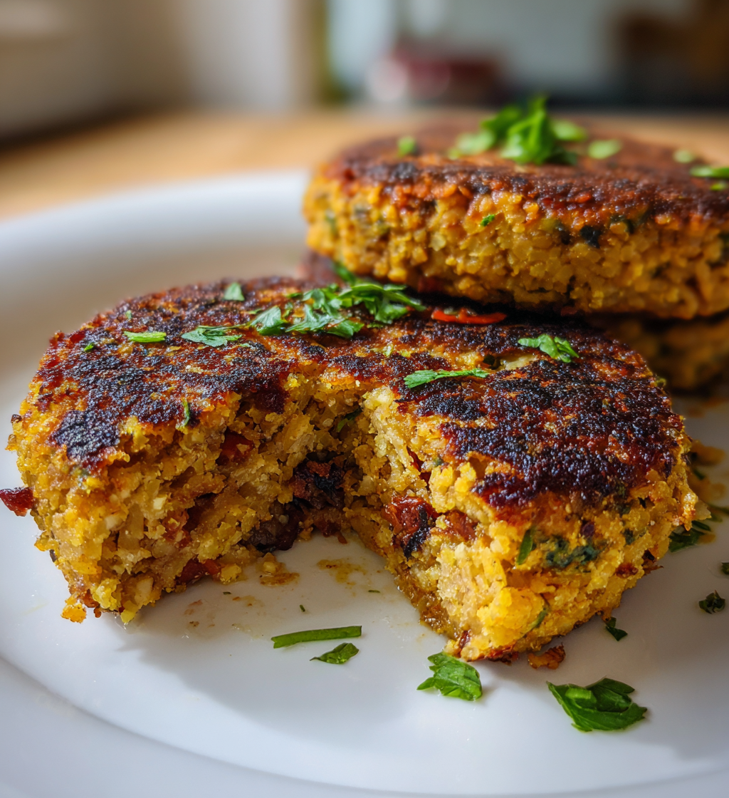 Vegan Aubergine Burgers - detail 1