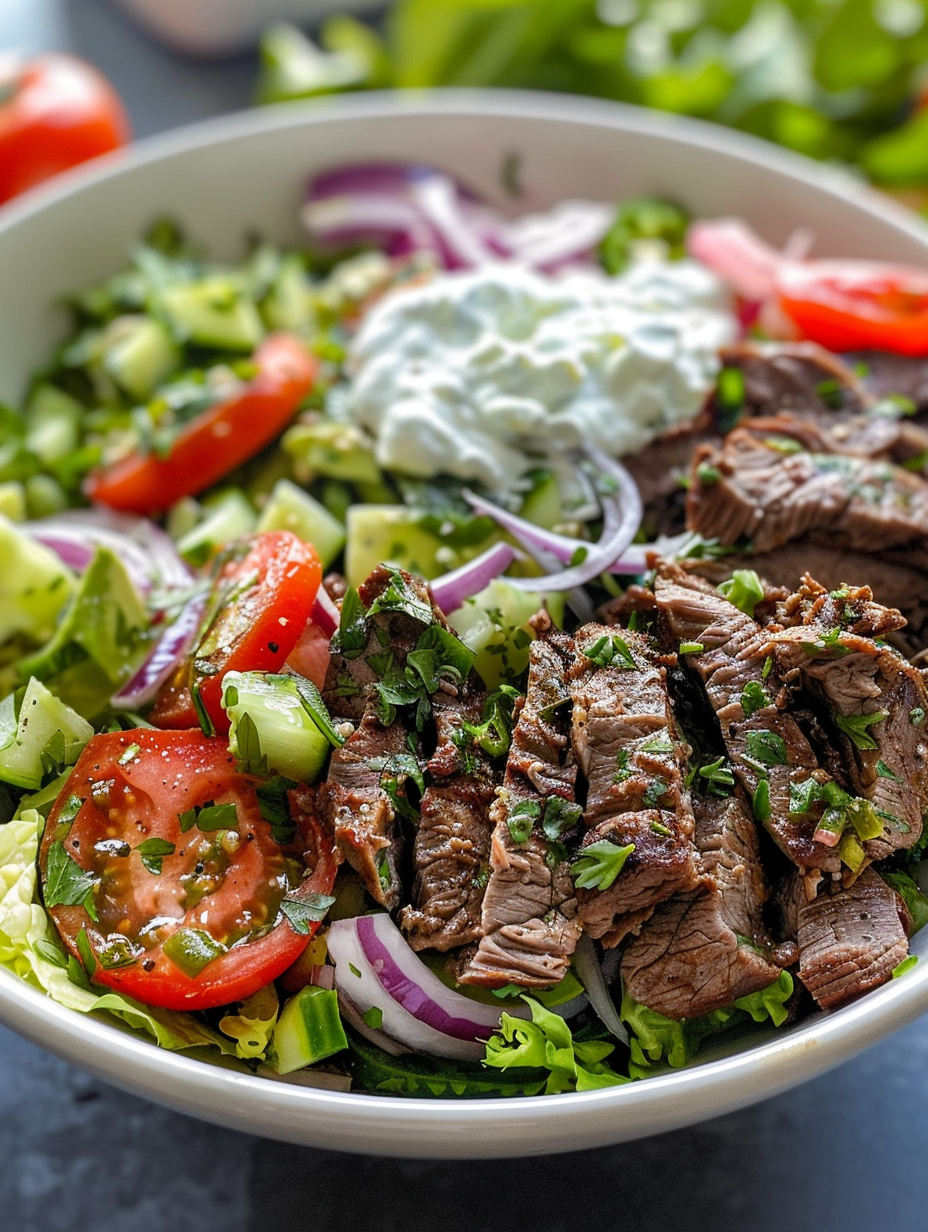 sałatka gyros