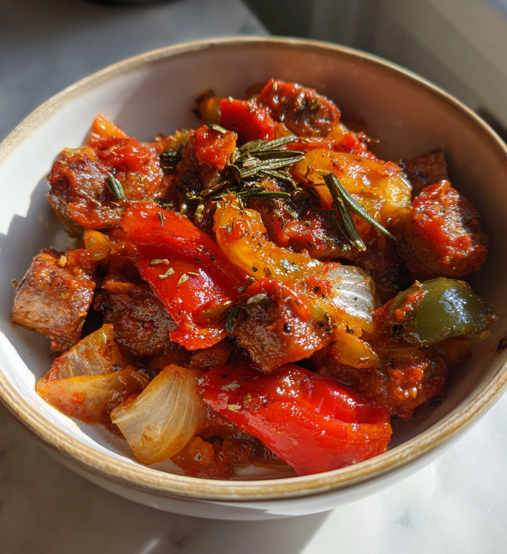 Air Fryer Veggie Sausage Casserole - detail 1