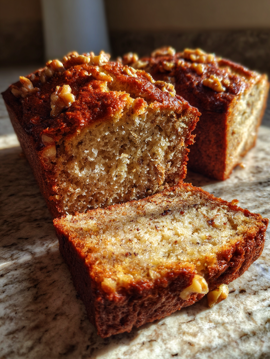 bananenbrot rezept: saftiges Bananenbrot mit Walnüssen genießen bananenbrot rezept