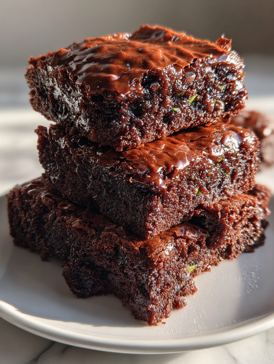 zucchini brownies: deliciously fudgy and secretly healthy treat zucchini brownies