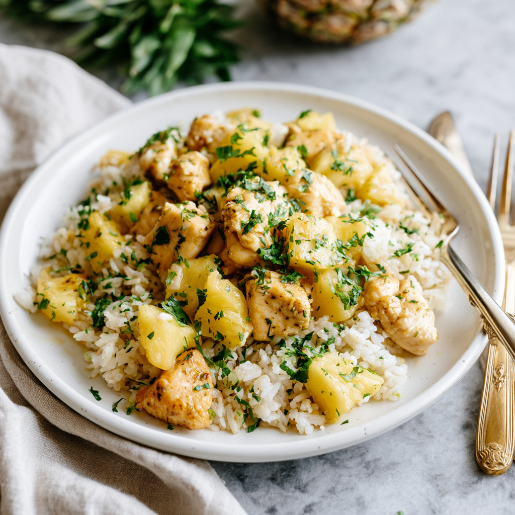 Easy Pineapple Chicken and Rice: The Perfect Weeknight Meal 4 0 2