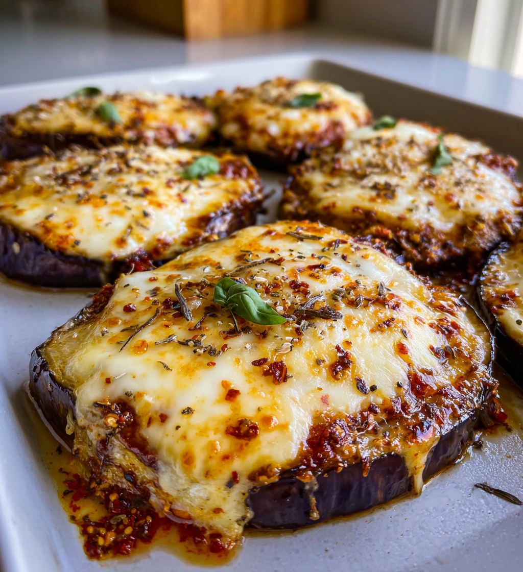 Spicy Mozzarella Aubergine Traybake - detail 1