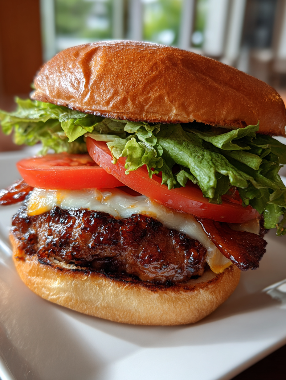 Hamburgers van de BBQ