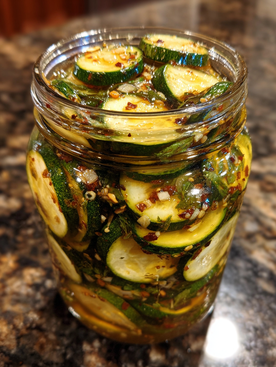 zucchini einlegen nach omas rezept