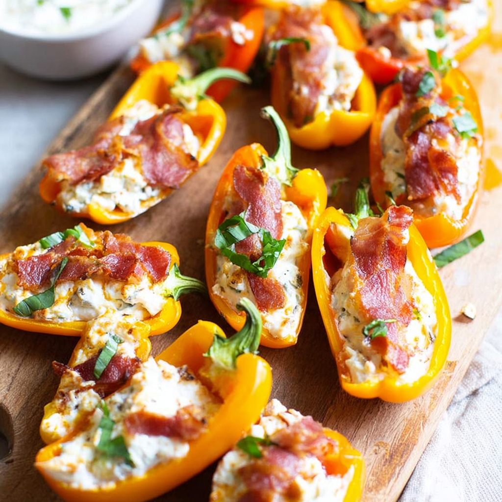 Why Roasted Goat Cheese Stuffed Mini Peppers Delight