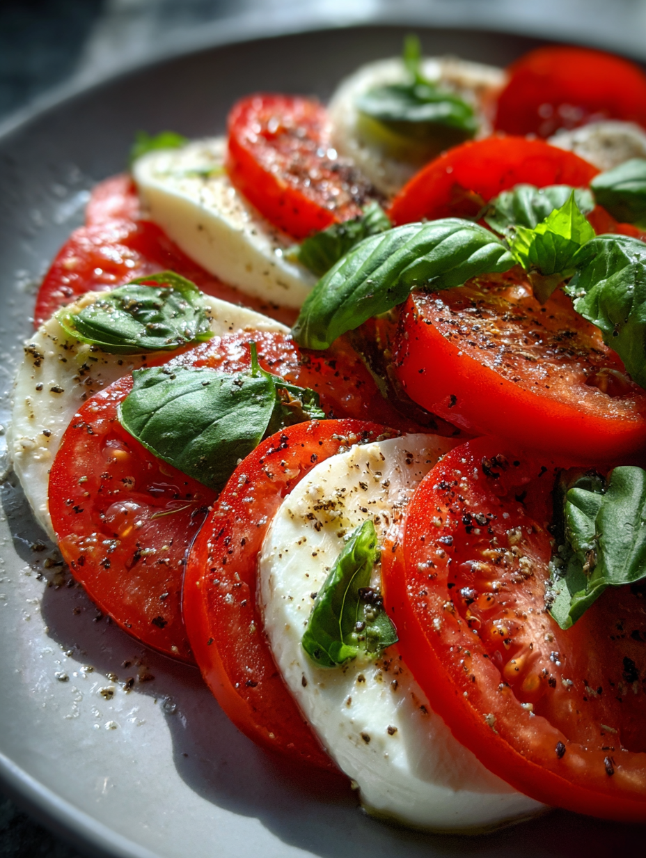 Caprese Salade met Basilicum