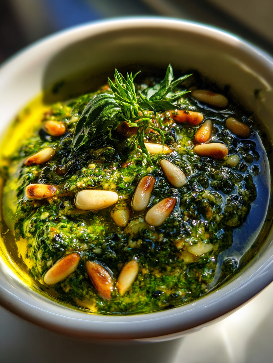 pesto maken