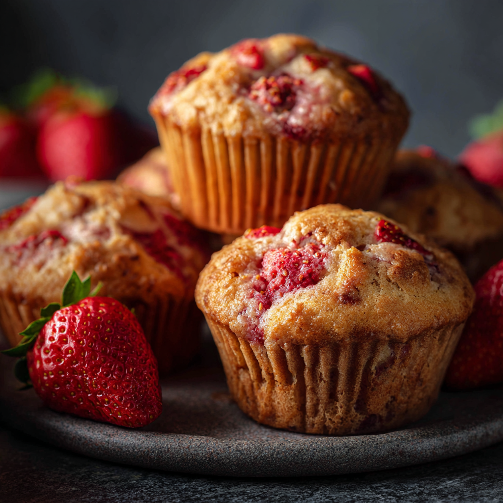 Irresistible Vegan Strawberry Muffins Recipe