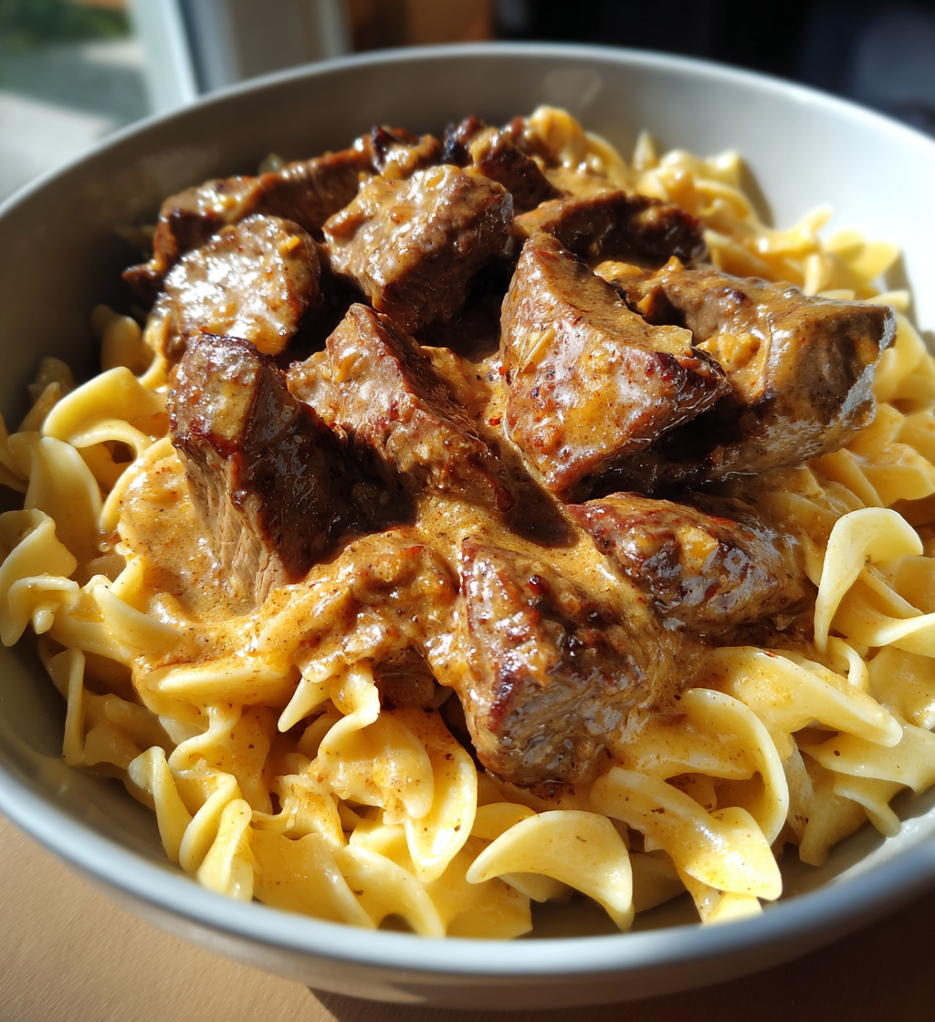 Beef Stroganoff - detail 1