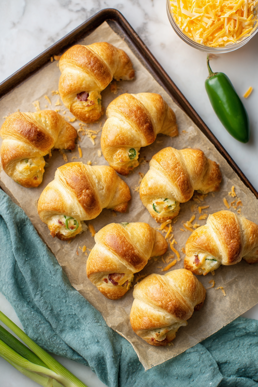 jalapeño popper crescent rolls