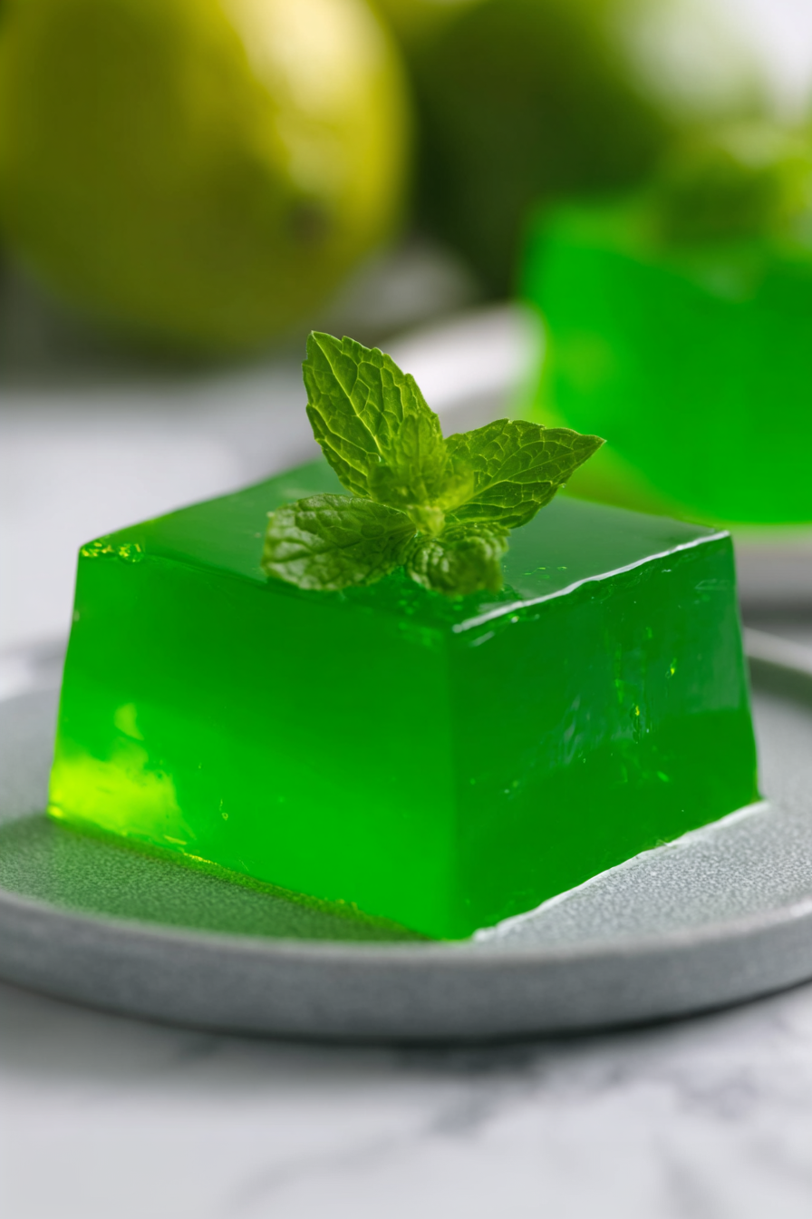 mint julep jello shots