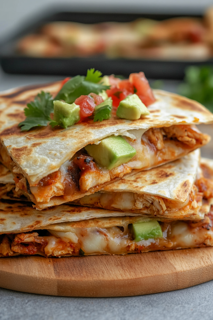 baked chicken quesadilla