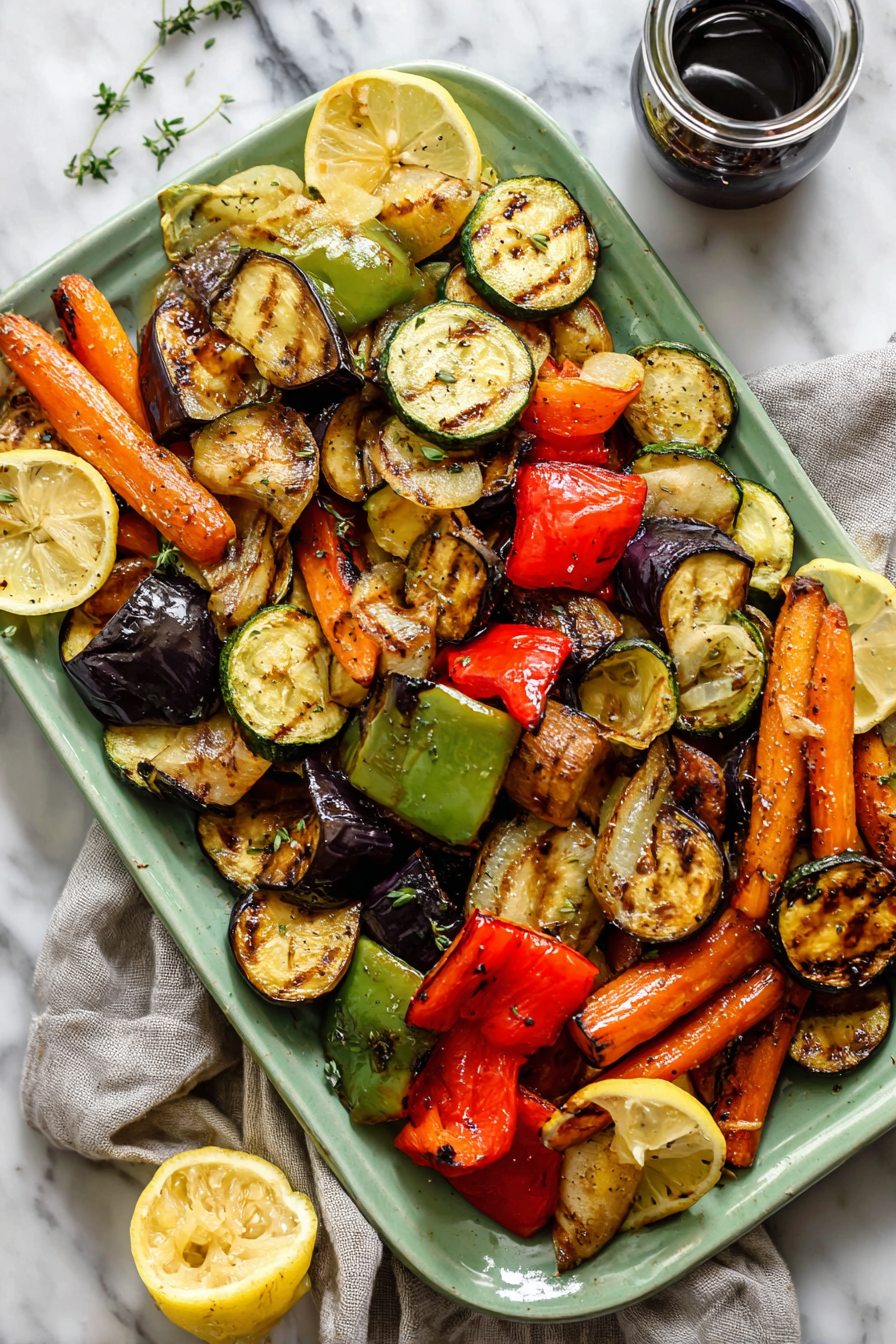 low FODMAP grilled vegetables