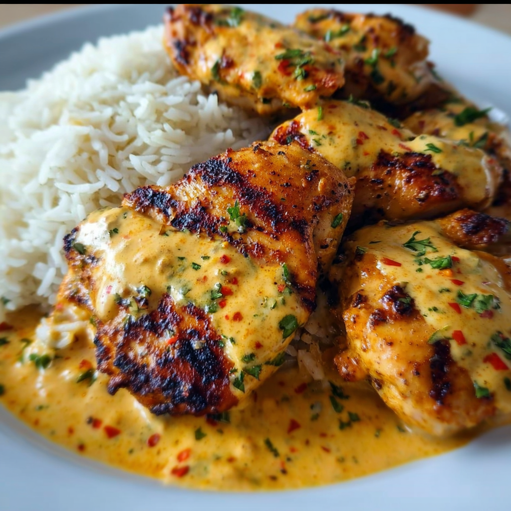 Cozy Creamy Peri-Peri Chicken & Rice Dinner