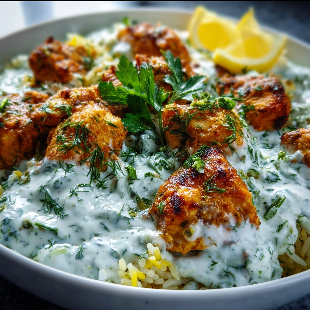 Cozy Chicken Tzatziki Rice Dinner