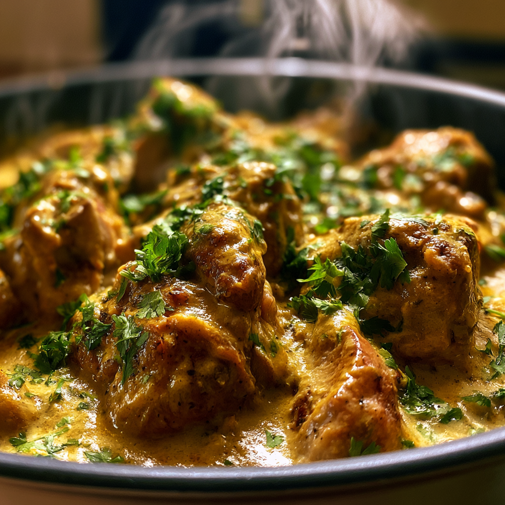 Kurczak w sosie curry