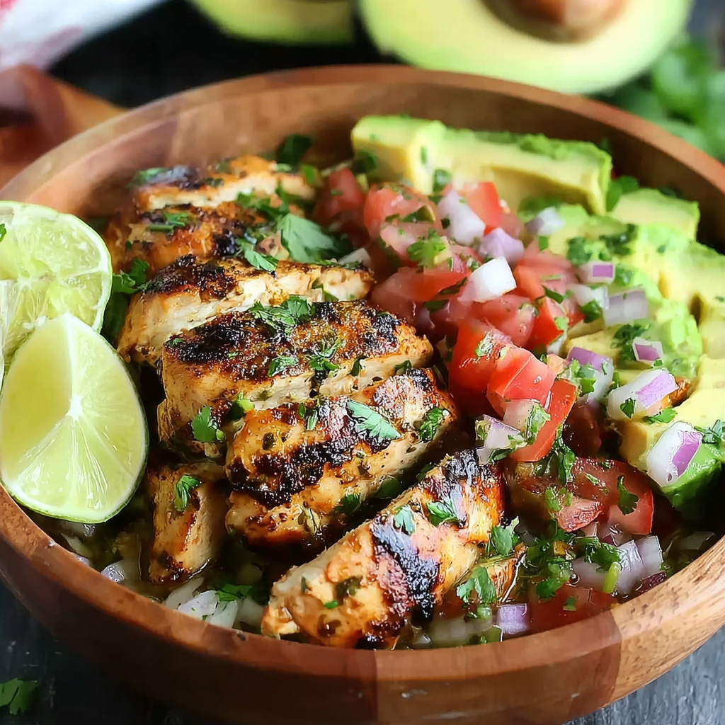 Easy Fiesta Lime Chicken with Avocado Recipe Fun Ideas