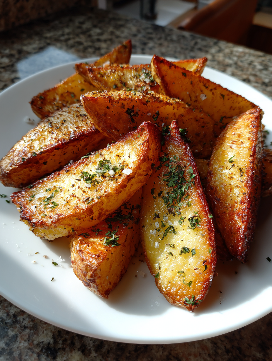 airfryer rezepte schnell: knusprige Luftfritteuse Kartoffel wedges airfryer rezepte schnell