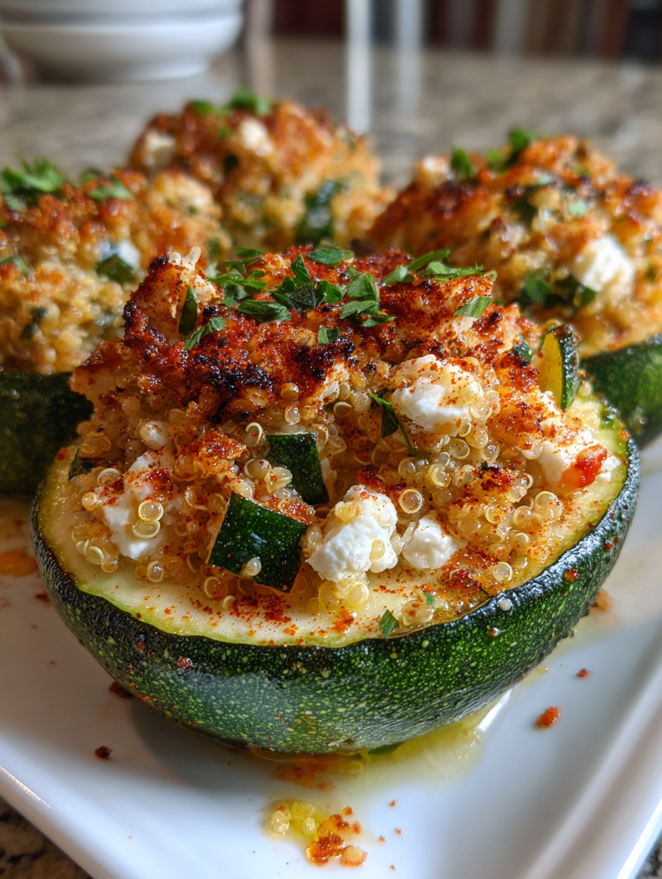 gefüllte zucchini rezept